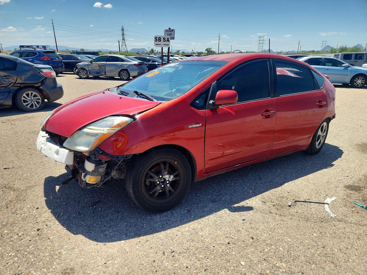 2008 Toyota Prius, VIN JTDKB20U987768676 — Rear end