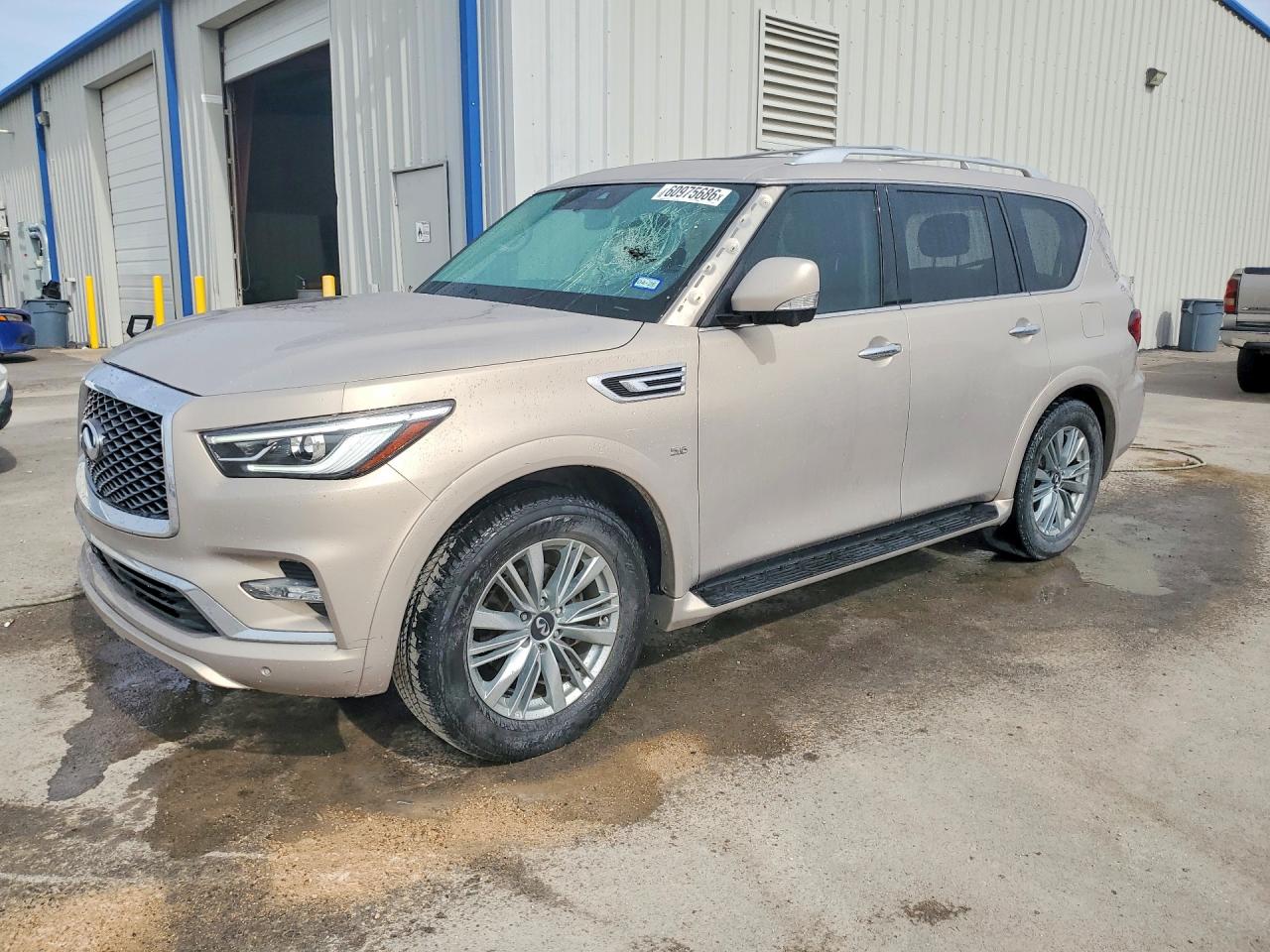 2019 Infiniti QX80 Luxe, VIN JN8AZ2NF0K9683792 — Front end