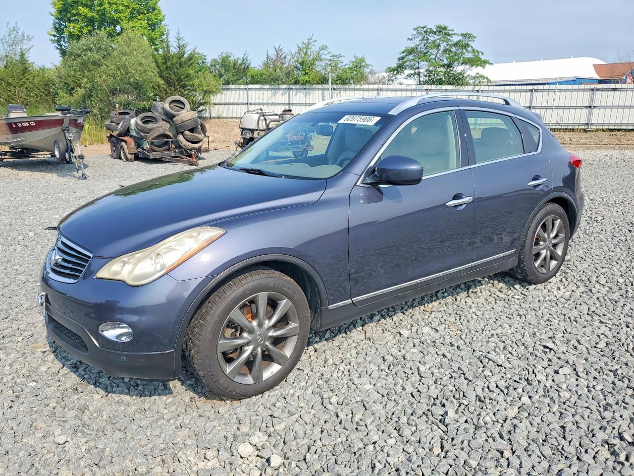 2008 Infiniti EX Journey, VIN JNKAJ09F78M353685 — Front end