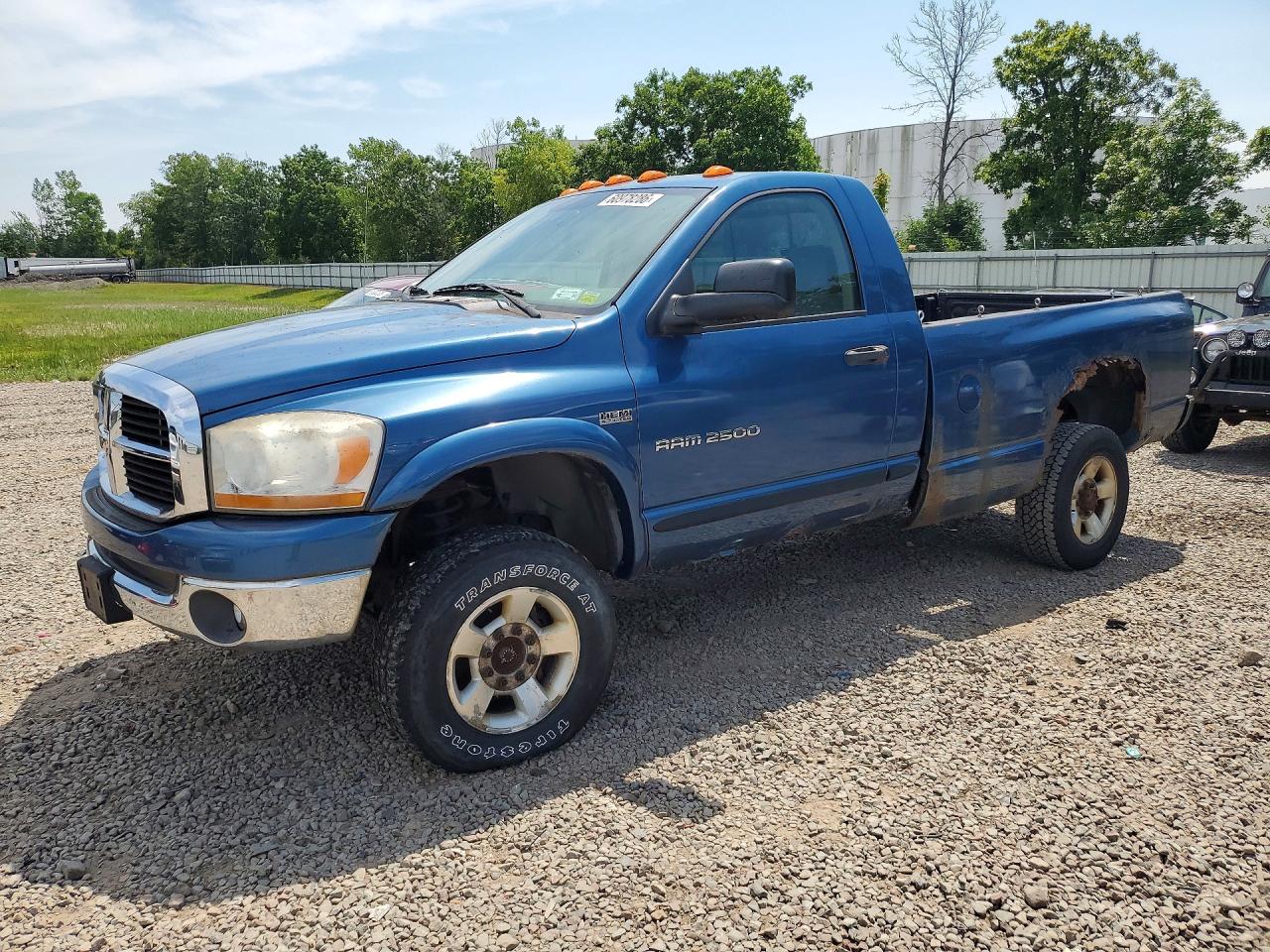 2006 Dodge 2500 ST, VIN 3D7KS26D86G121572 — Rear end