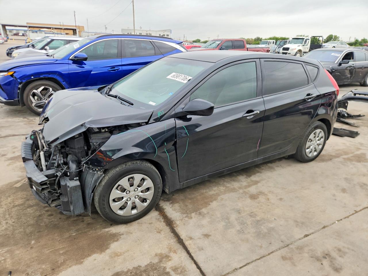 2017 Hyundai Accent SE, VIN KMHCT5AEXHU347587 — Front end