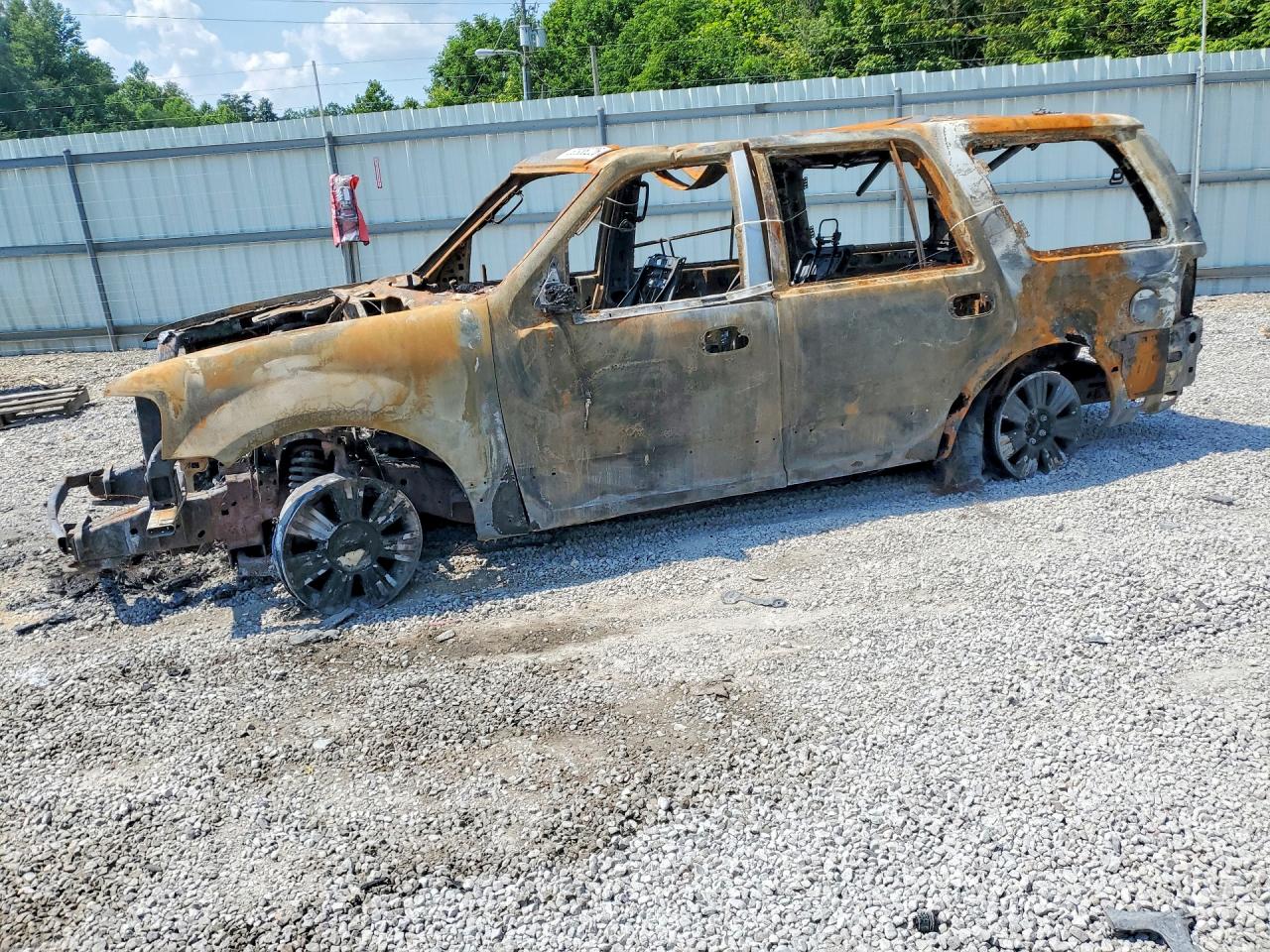 2010 Lincoln Navigator, VIN 5LMJJ2J54AEJ05807 — Burn