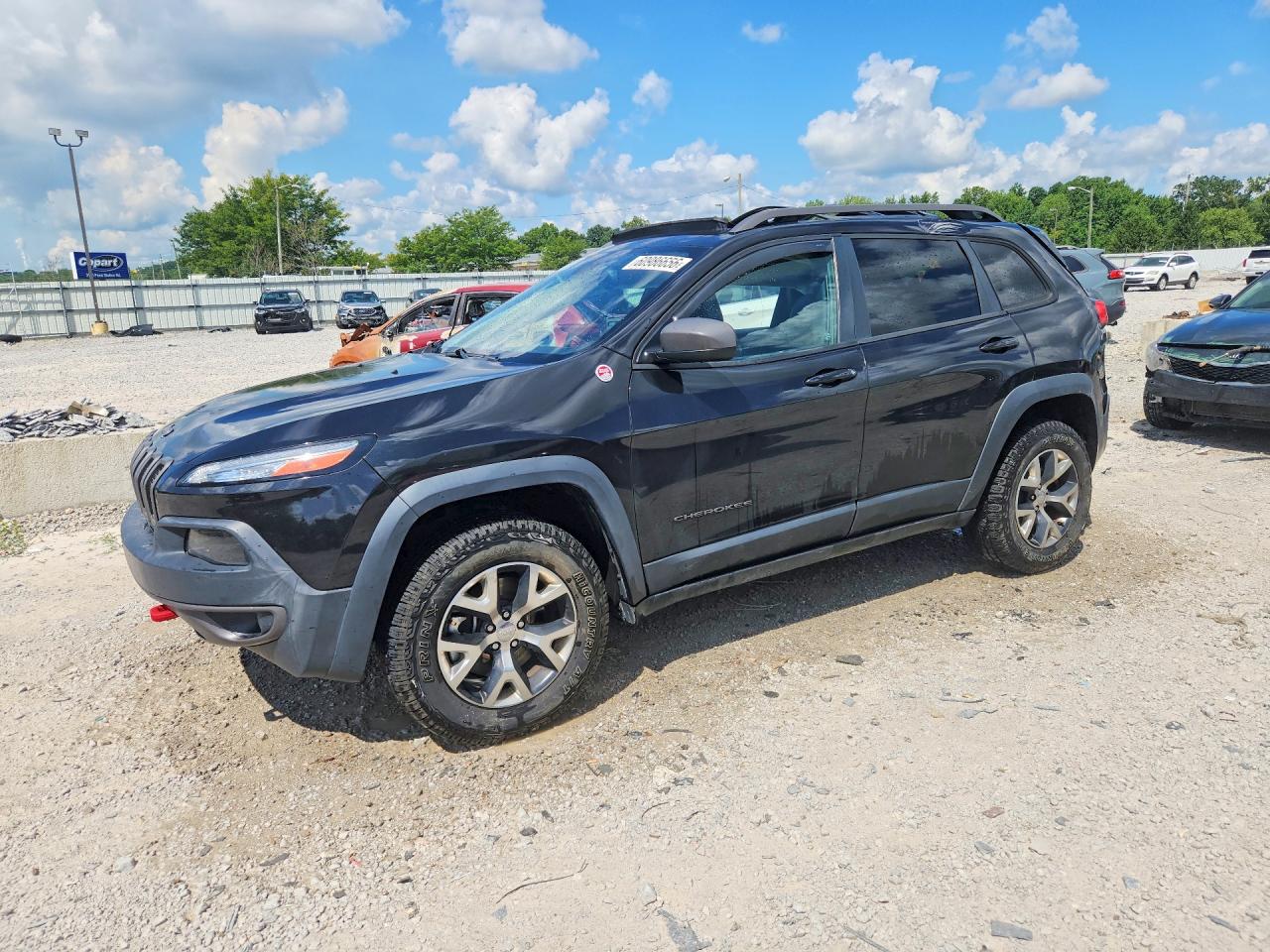 2014 Jeep Cherokee Trailhawk, VIN 1C4PJMBS6EW286281 — Бок