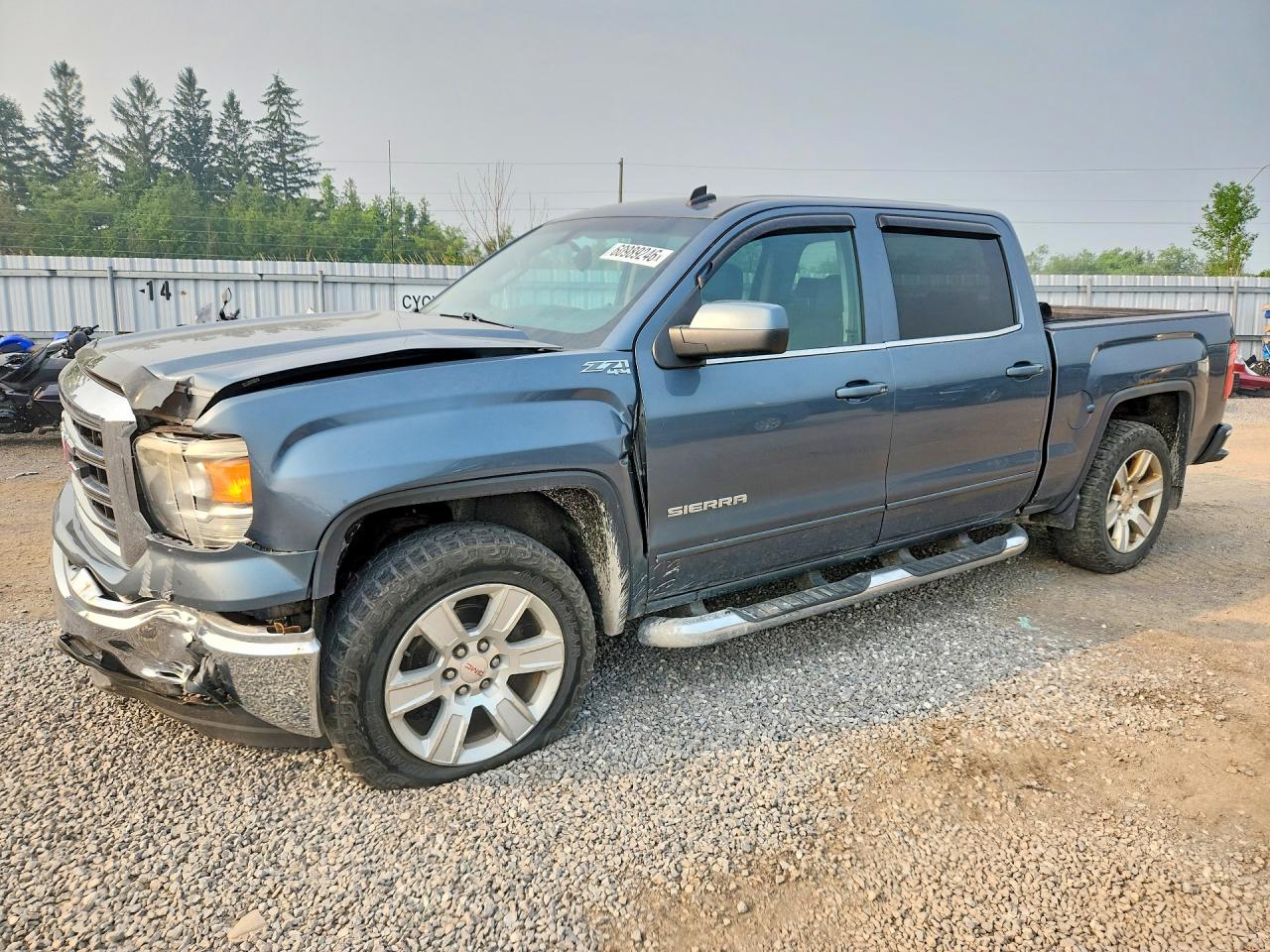2014 GMC Sierra 1500 SLE, VIN 3GTU2UEC0EG327278 — Front end