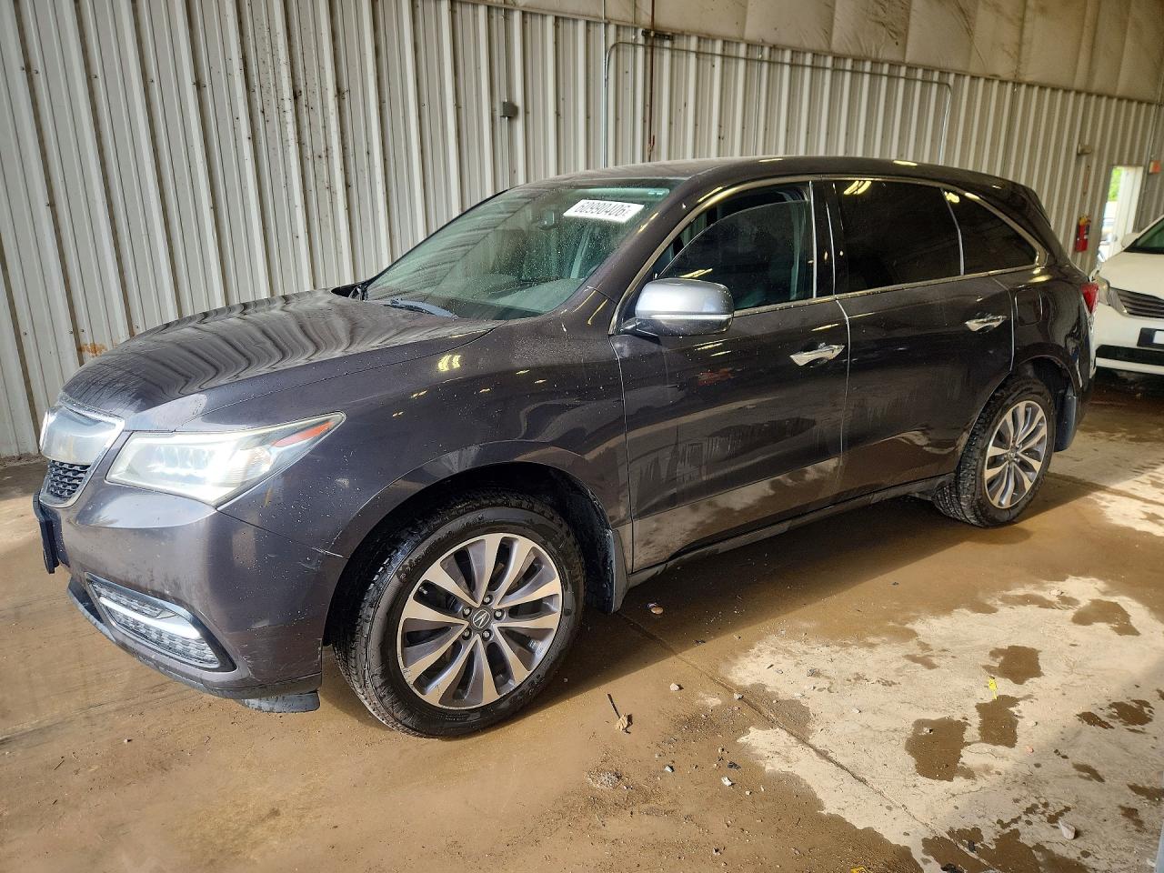2014 Acura MDX Technology, VIN 5FRYD4H63EB025943 — Hail