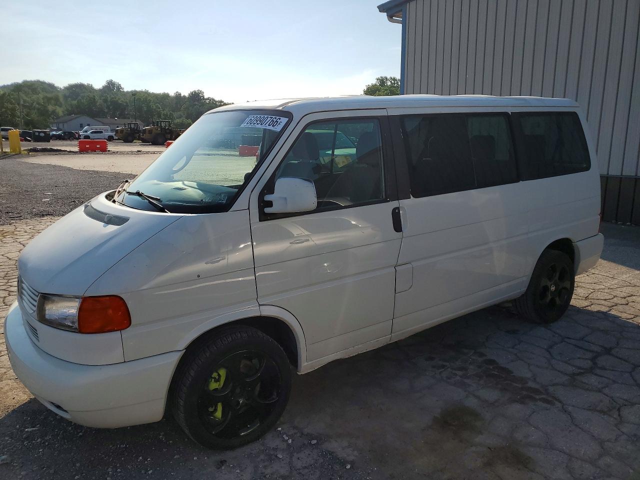 2002 Volkswagen EuroVan GLS, VIN WV2KB47092H001928 — Water / flood