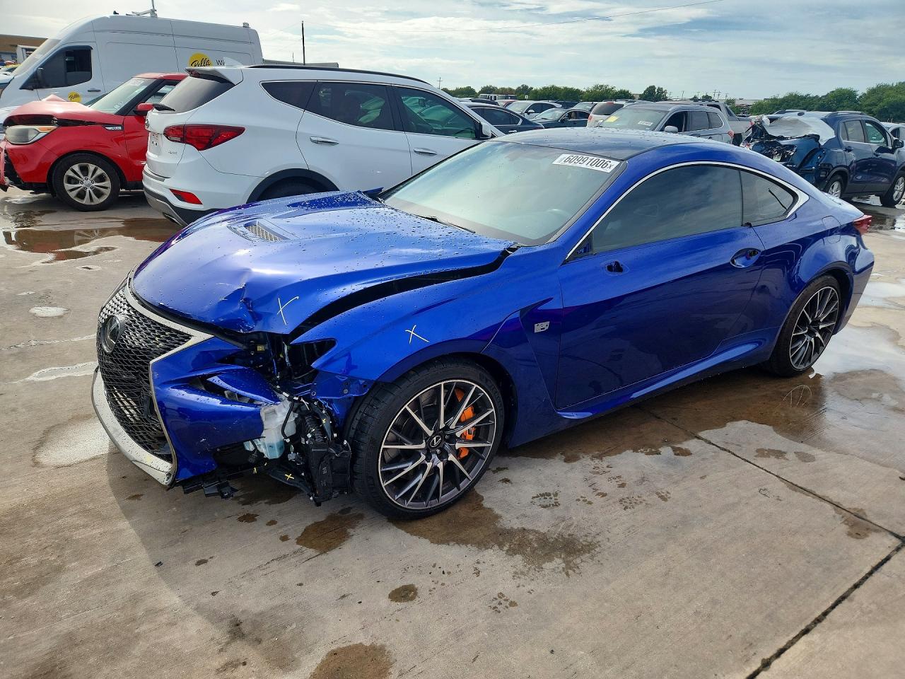 2017 Lexus RC F, VIN JTHHP5BC4H5006190 — Front end