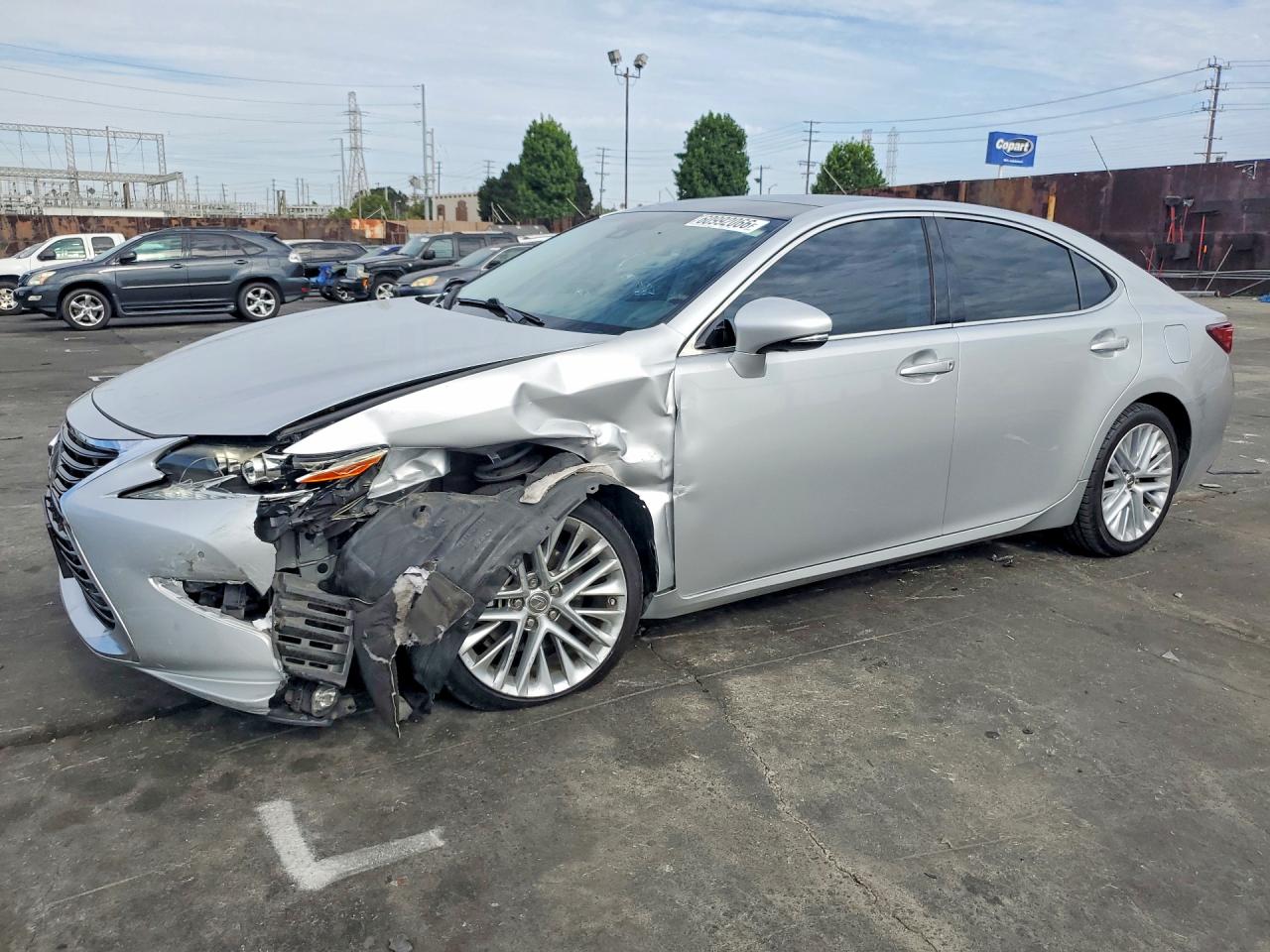2017 Lexus ES 350, VIN 58ABK1GG8HU064288 — Front end
