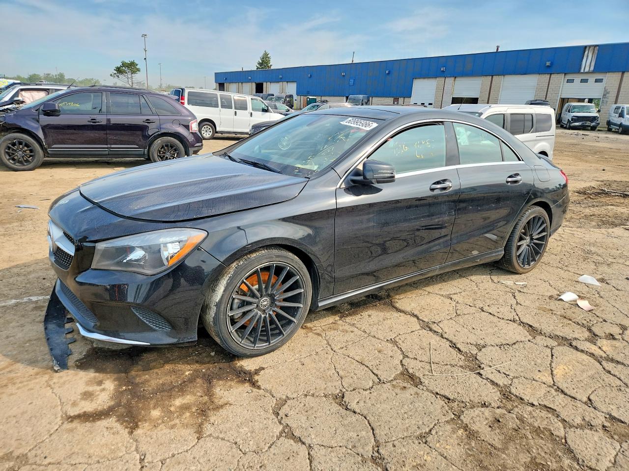 2019 Mercedes-Benz CLA 250, VIN WDDSJ4GBXKN722558 — Front end
