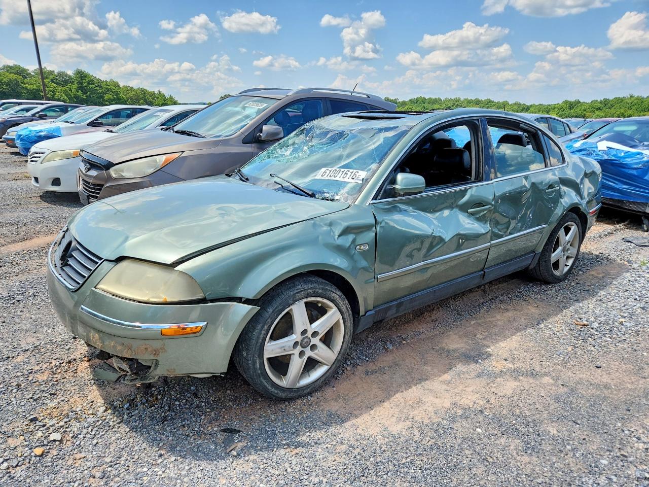 2003 Volkswagen Passat GLS, VIN WVWPD63B83E304526 — Rollover