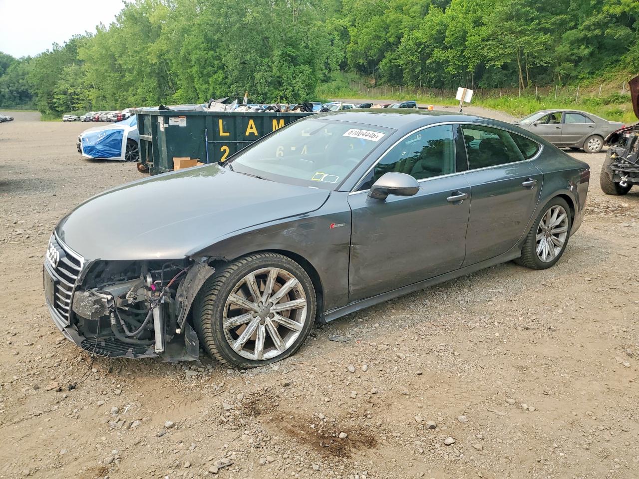 2013 Audi A7 Prestige, VIN WAU2GAFC7DN033112 — Перед