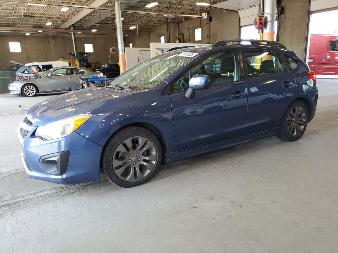 2013 Subaru Impreza Special Sports Premium, VIN JF1GPAL67DH202640 — Hail