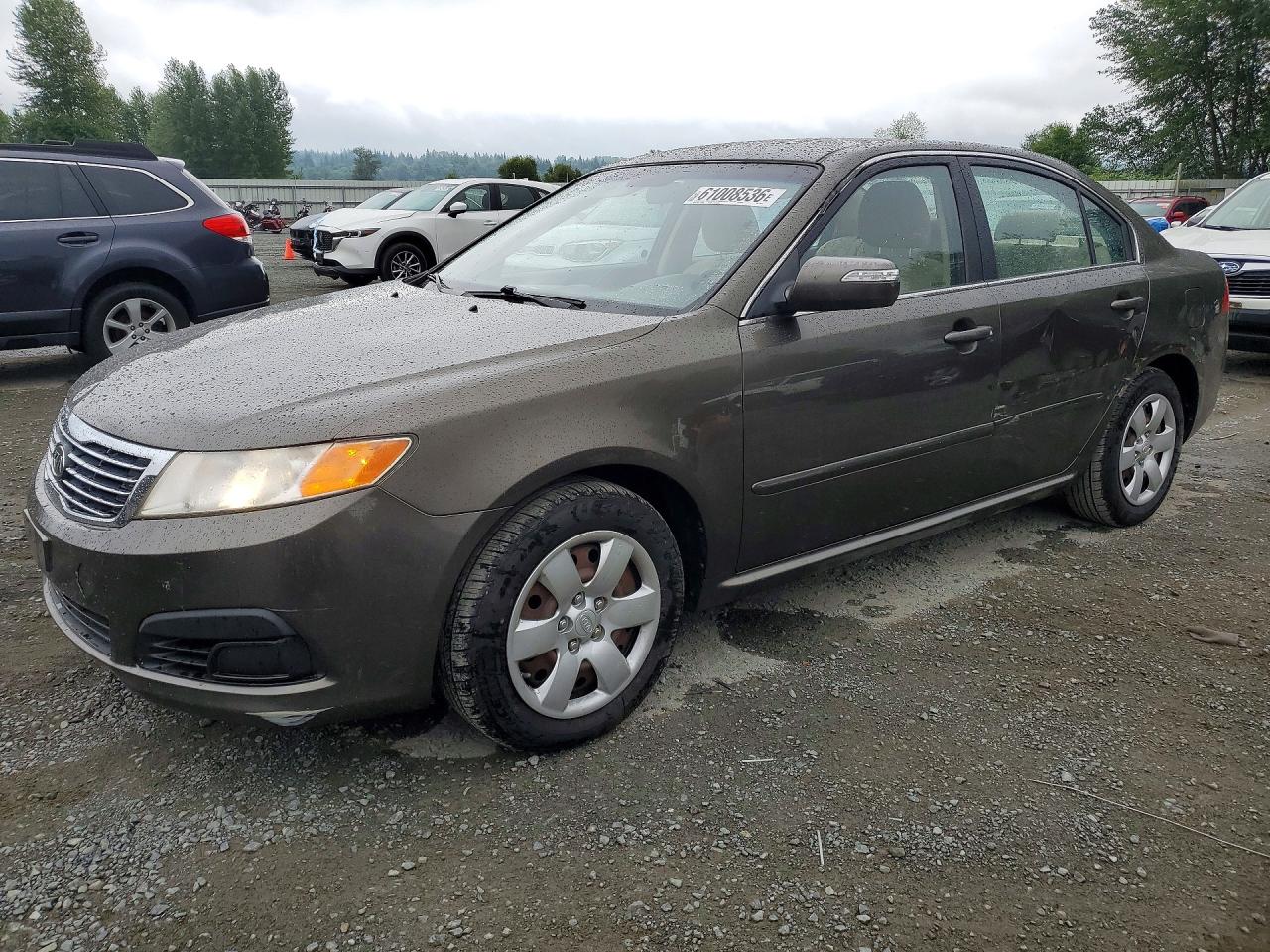 2009 Kia Optima LX, VIN KNAGE228895308917 — Бок