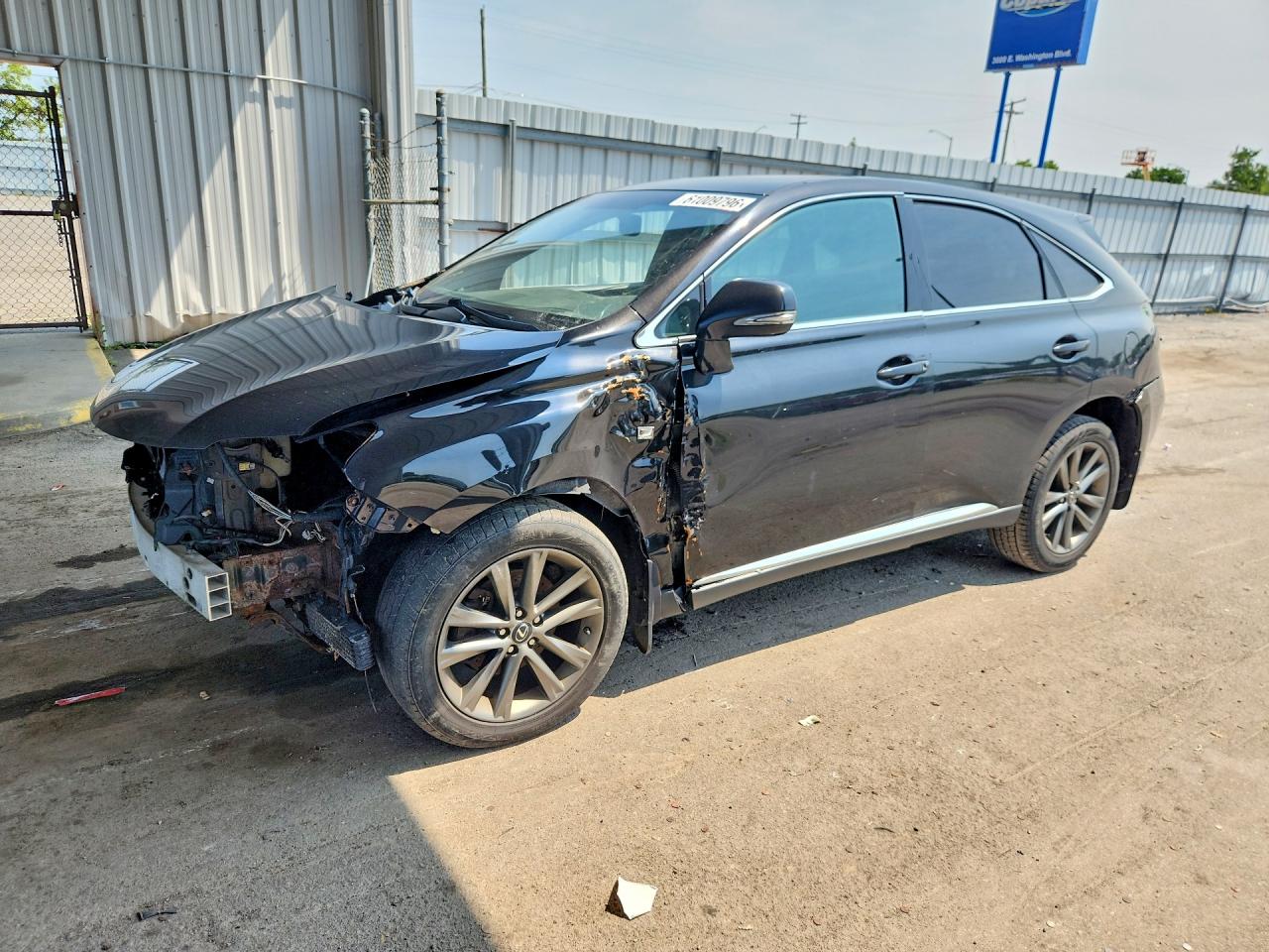 2015 Lexus RX 350, VIN 2T2BK1BA8FC279187 — Front end