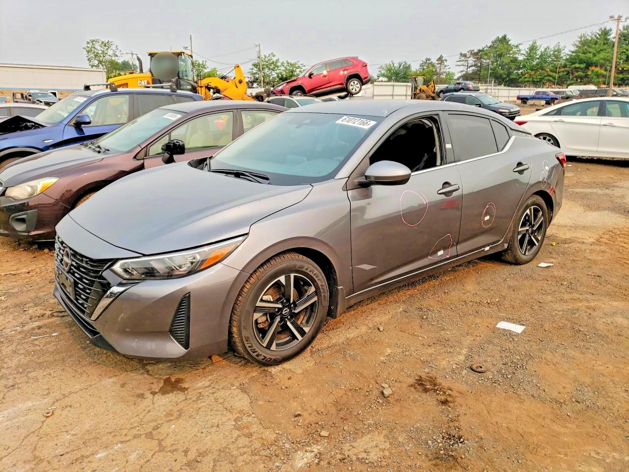 2025 Nissan Sentra SV, VIN 3N1AB8CV7SY216850 — Vandalism