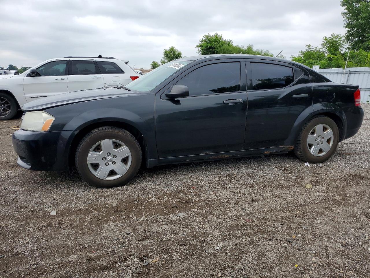 2010 Dodge Avenger SXT, VIN 1B3CC4FB1AN145199 — Front end