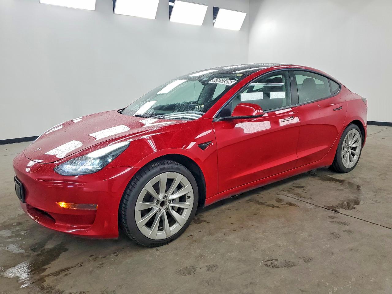 2022 Tesla Model 3, VIN 5YJ3E1EA6NF304240 — Undercarriage