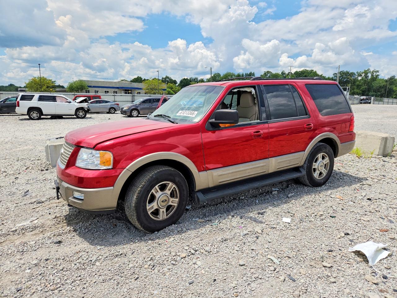 2003 Ford Expedition Eddie Bauer, VIN 1FMFU18L73LA09540 — Бок