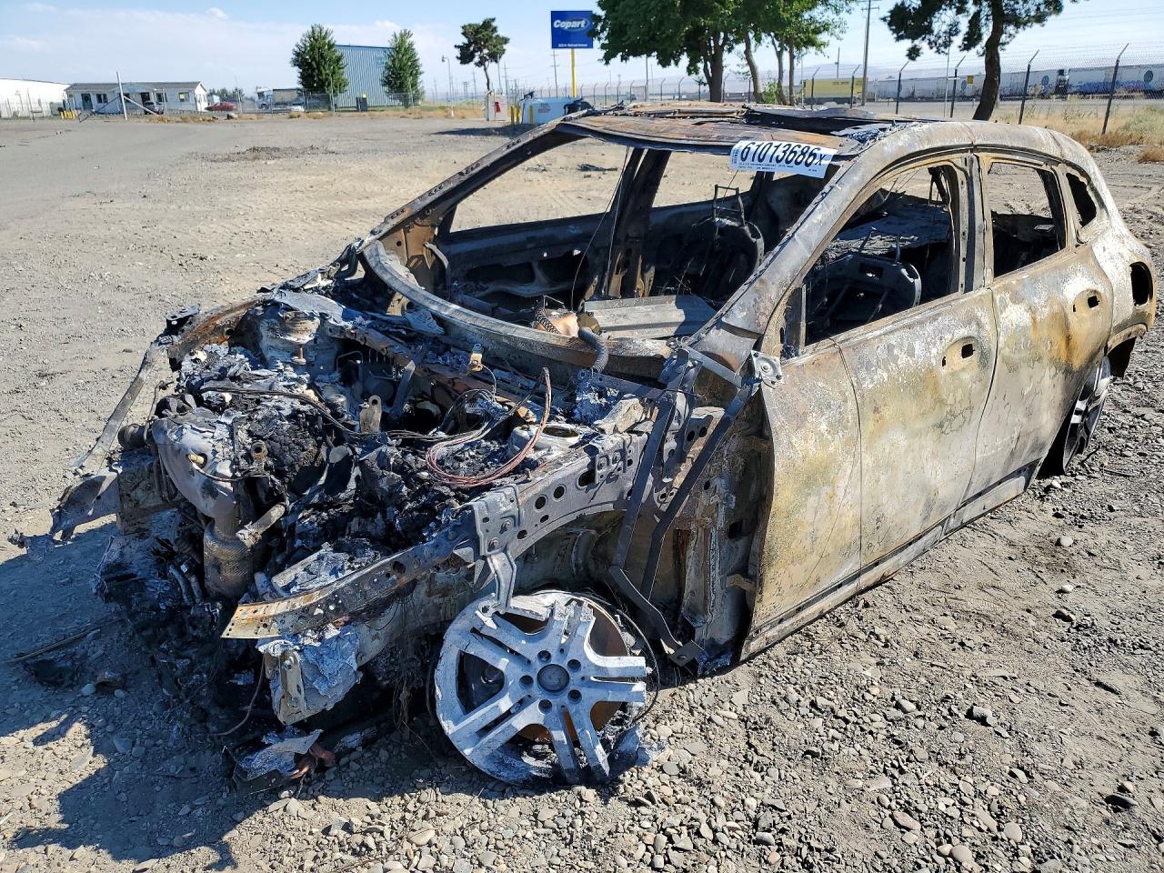 2021 Mercedes-Benz GLA 250, VIN W1N4N4HB4MJ197294 — Burn