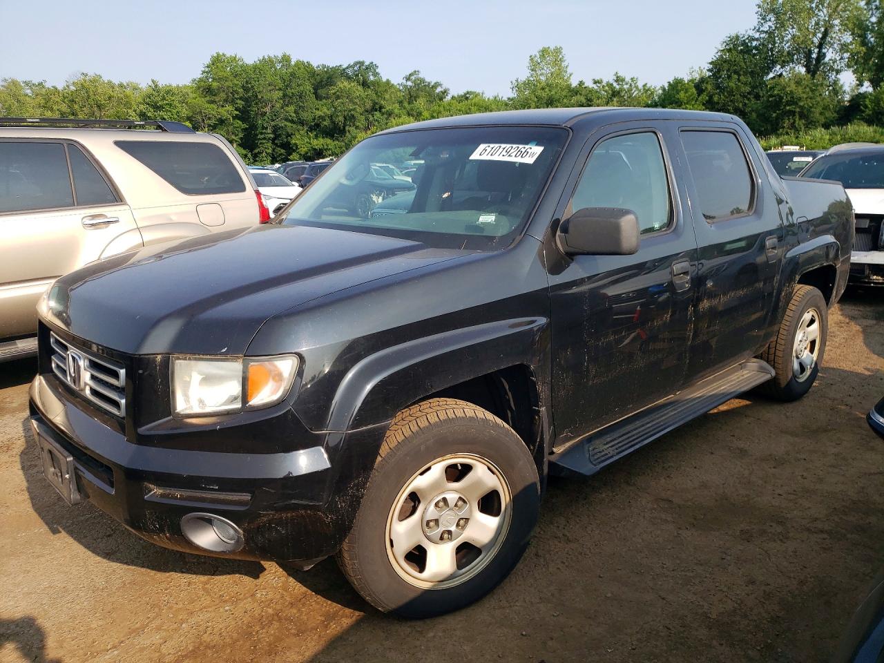2008 Honda Ridgeline RT, VIN 2HJYK16298H527694 — Front end