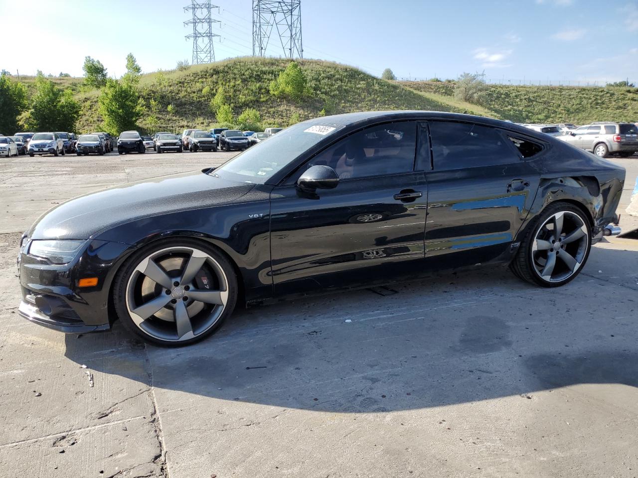 2018 Audi S7 Prestige, VIN WAU2FAFC9JN094749 — Rear end