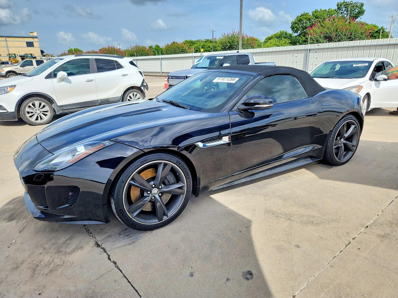 2014 Jaguar F-Type S, VIN SAJWA6GL9EMK06705 — Rear end