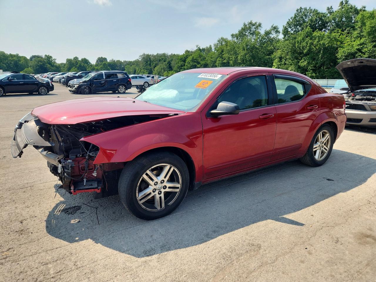 2008 Dodge Avenger SXT, VIN 1B3LC56K68N227879 — Front end