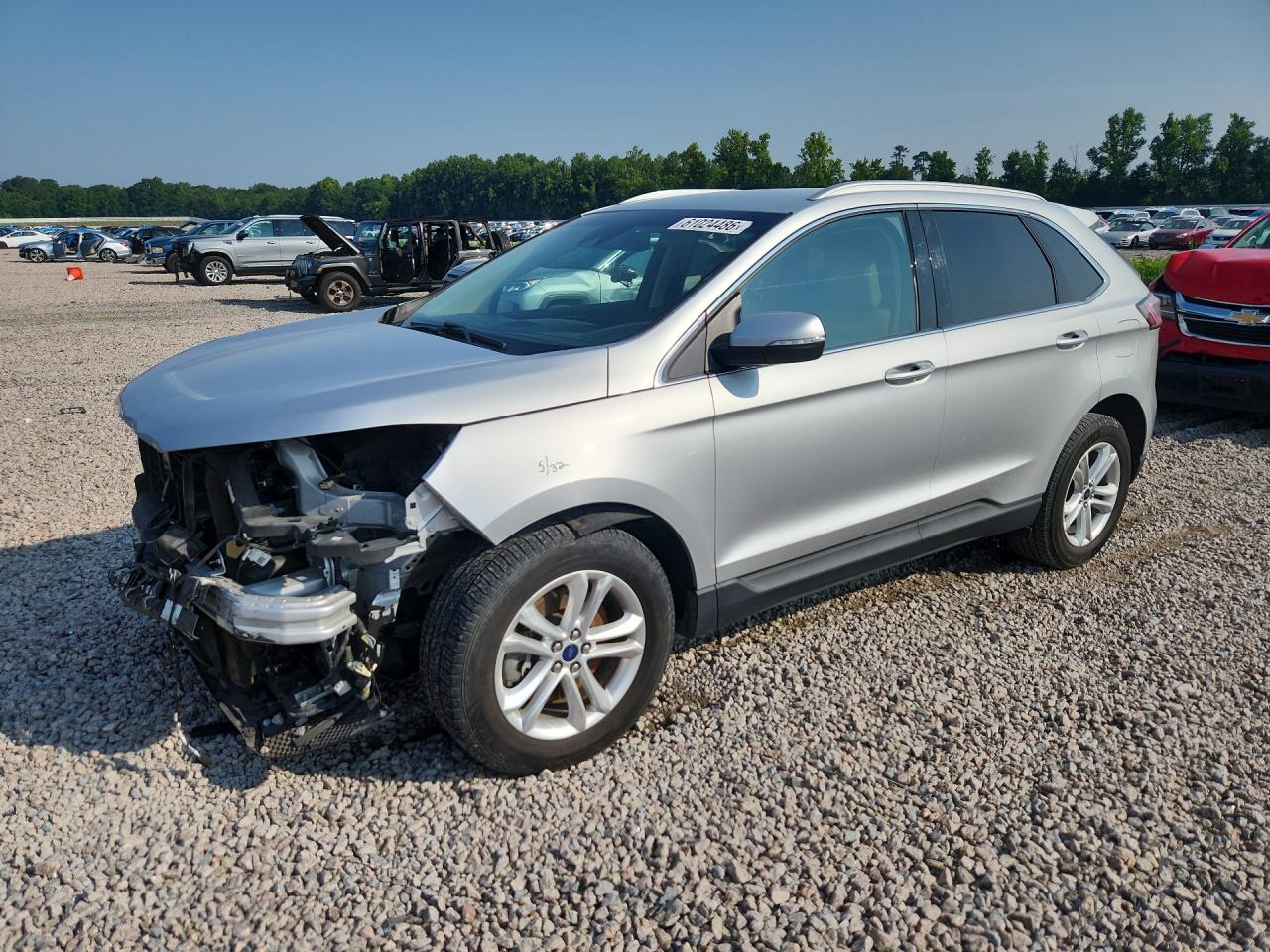 2019 Ford Edge SEL, VIN 2FMPK4J97KBC60812 — Front end