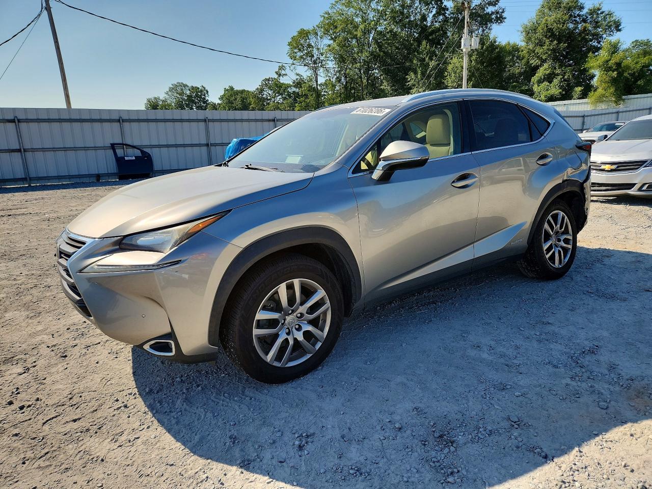 2016 Lexus NX 300h, VIN JTJBJRBZ6G2039418 — Rear end