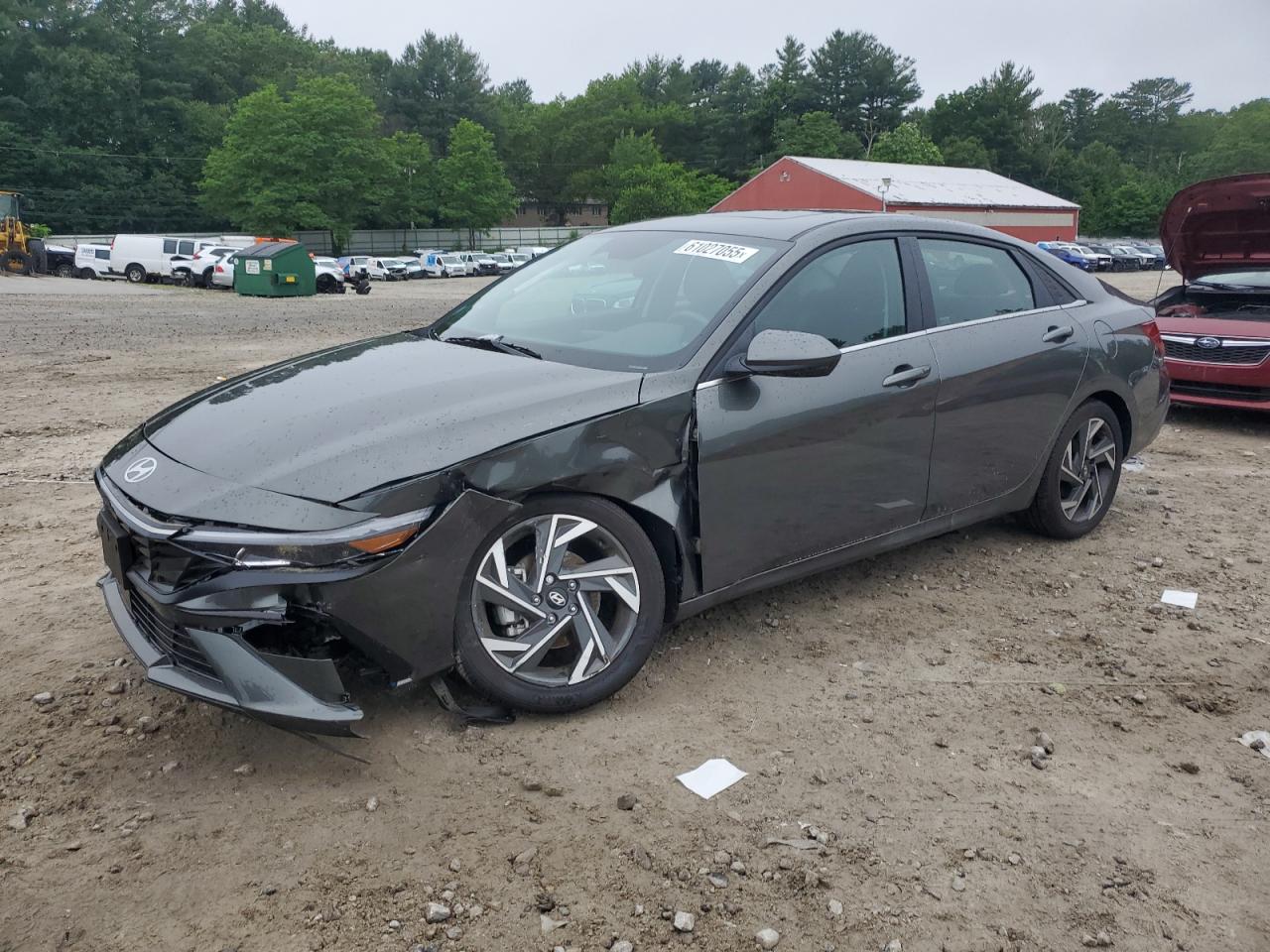 2024 Hyundai Elantra SEL, VIN KMHLS4DG1RU715909 — Front end