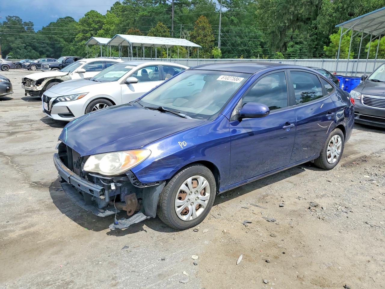 2010 Hyundai Elantra GLS, VIN KMHDU4AD1AU907862 — Front end