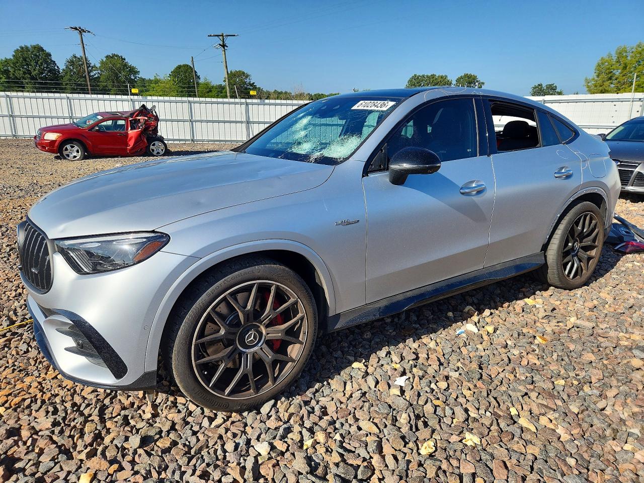 2025 Mercedes-Benz GLC AMG GLC 63 S E Performance, VIN W1NKJ8AB7SF364056 — Hail