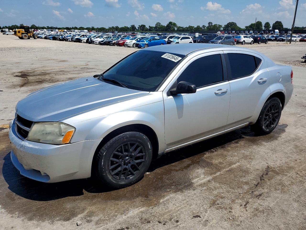 2008 Dodge Avenger SE, VIN 1B3LC46K48N687309 — Front end