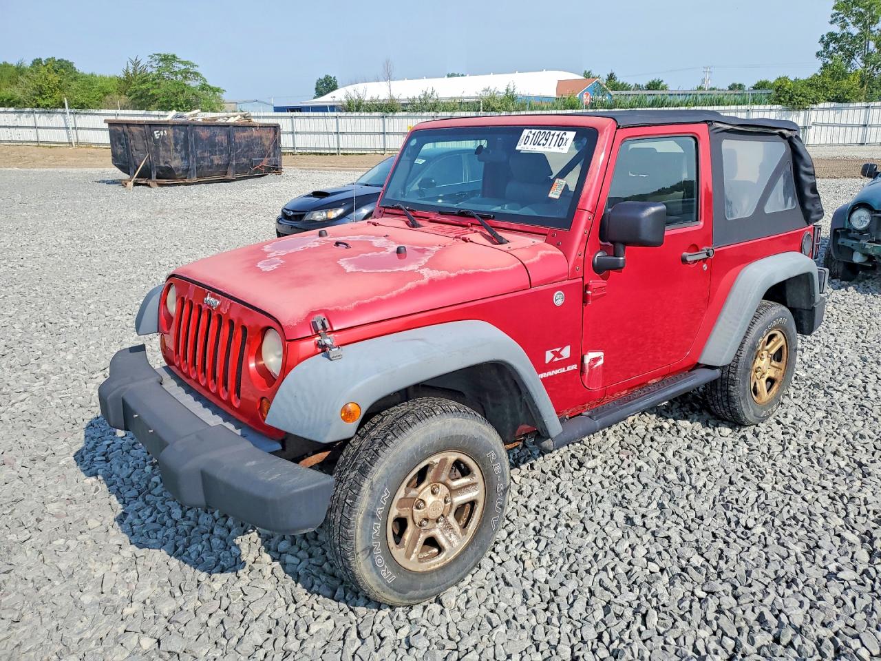 2008 Jeep Wrangler X, VIN 1J4FA241X8L556553 — Механическое