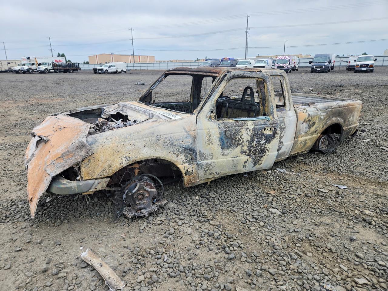 2001 Ford Ranger XL Fleet, VIN 1FTZR15E11PB12371 — Burn
