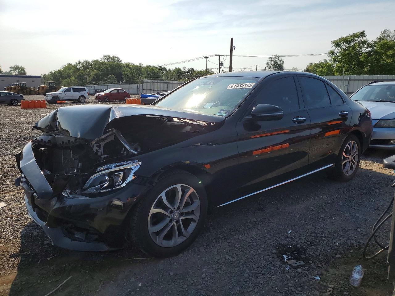 2017 Mercedes-Benz C 300, VIN 55SWF4KB5HU186001 — Front end