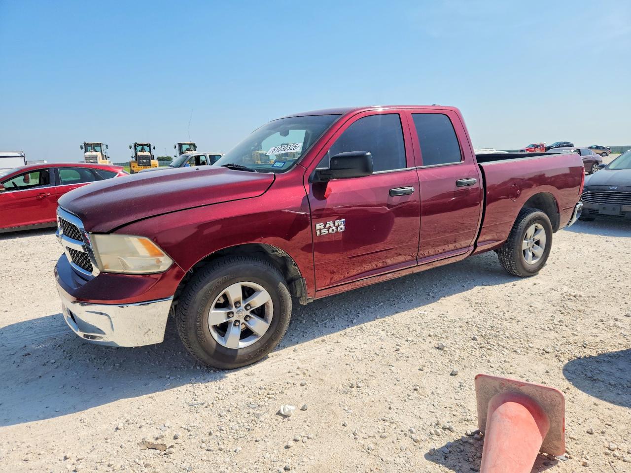 2018 Ram 1500 Tradesman, VIN 1C6RR6FG3JS299582 — Side
