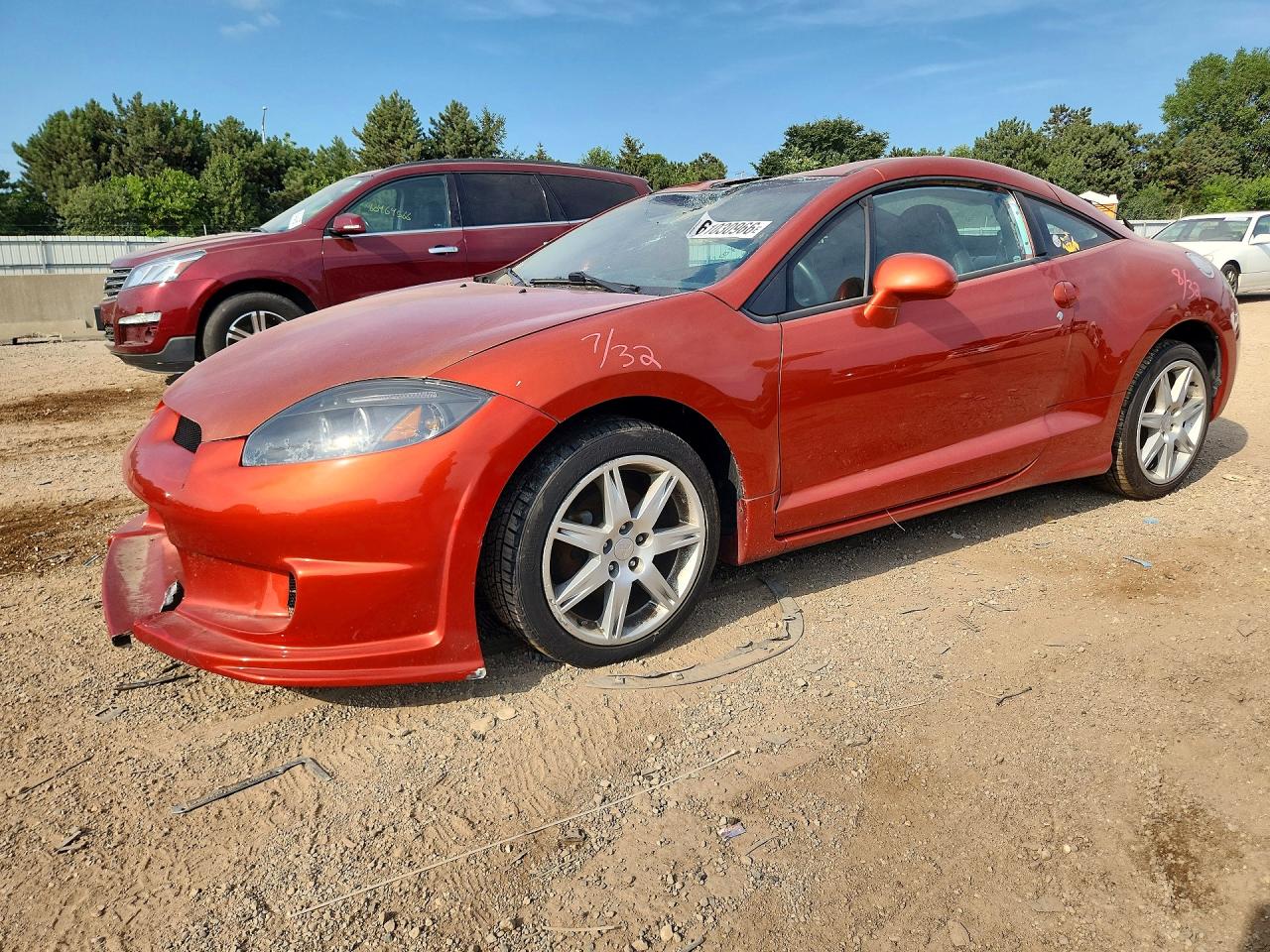 2007 Mitsubishi Eclipse SE, VIN 4A3AK64F97E070381 — Вода / потоп