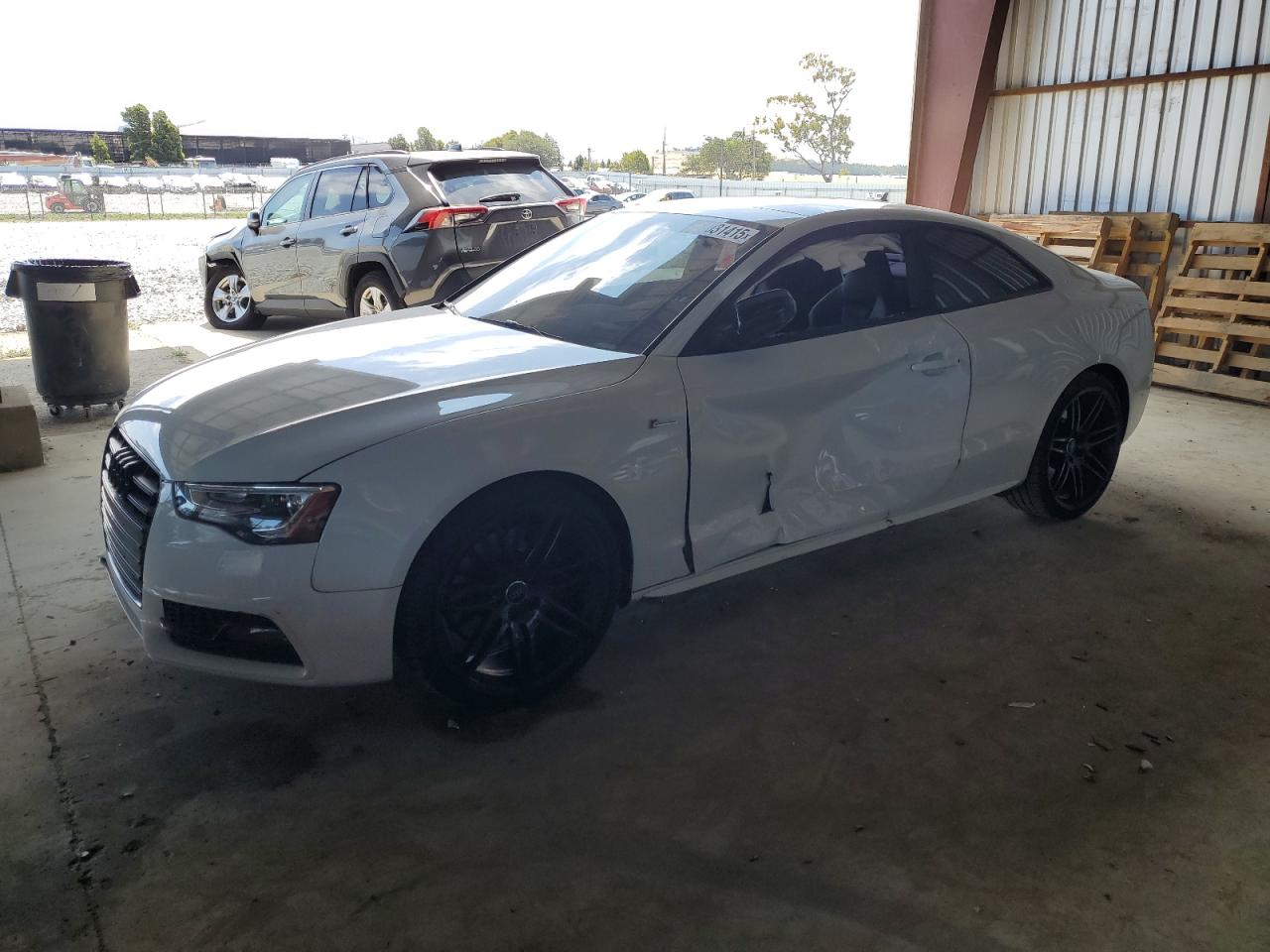 2017 Audi S5, VIN WAUC4AFR7HA001422 — Бок