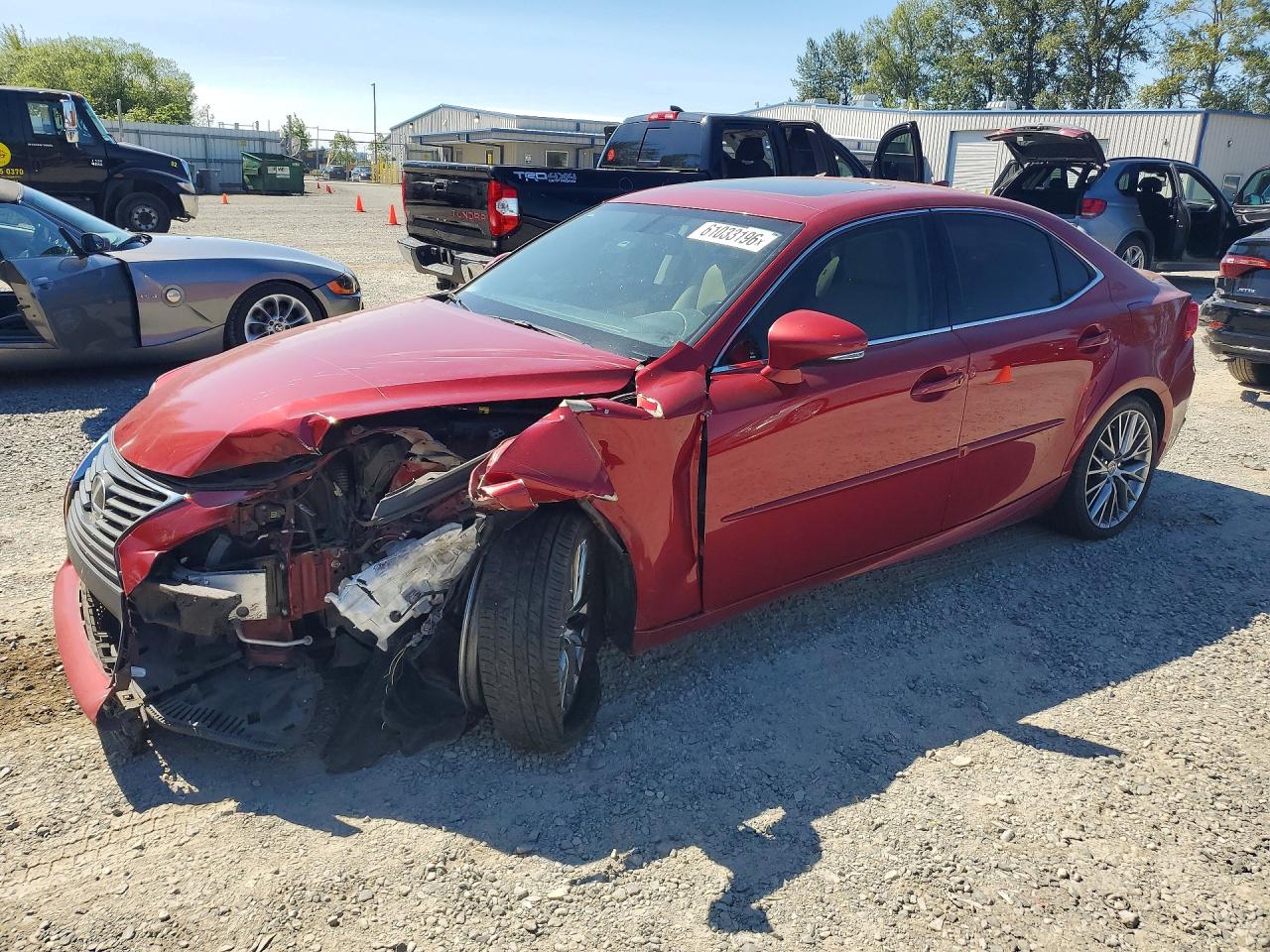 2015 Lexus IS 250, VIN JTHCF1D28F5026093 — Front end