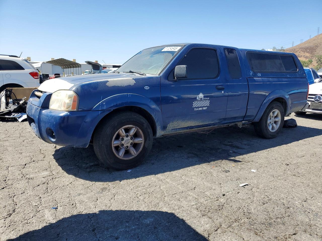 2001 Nissan Frontier XE, VIN 1N6DD26S11C351829 — Rear end
