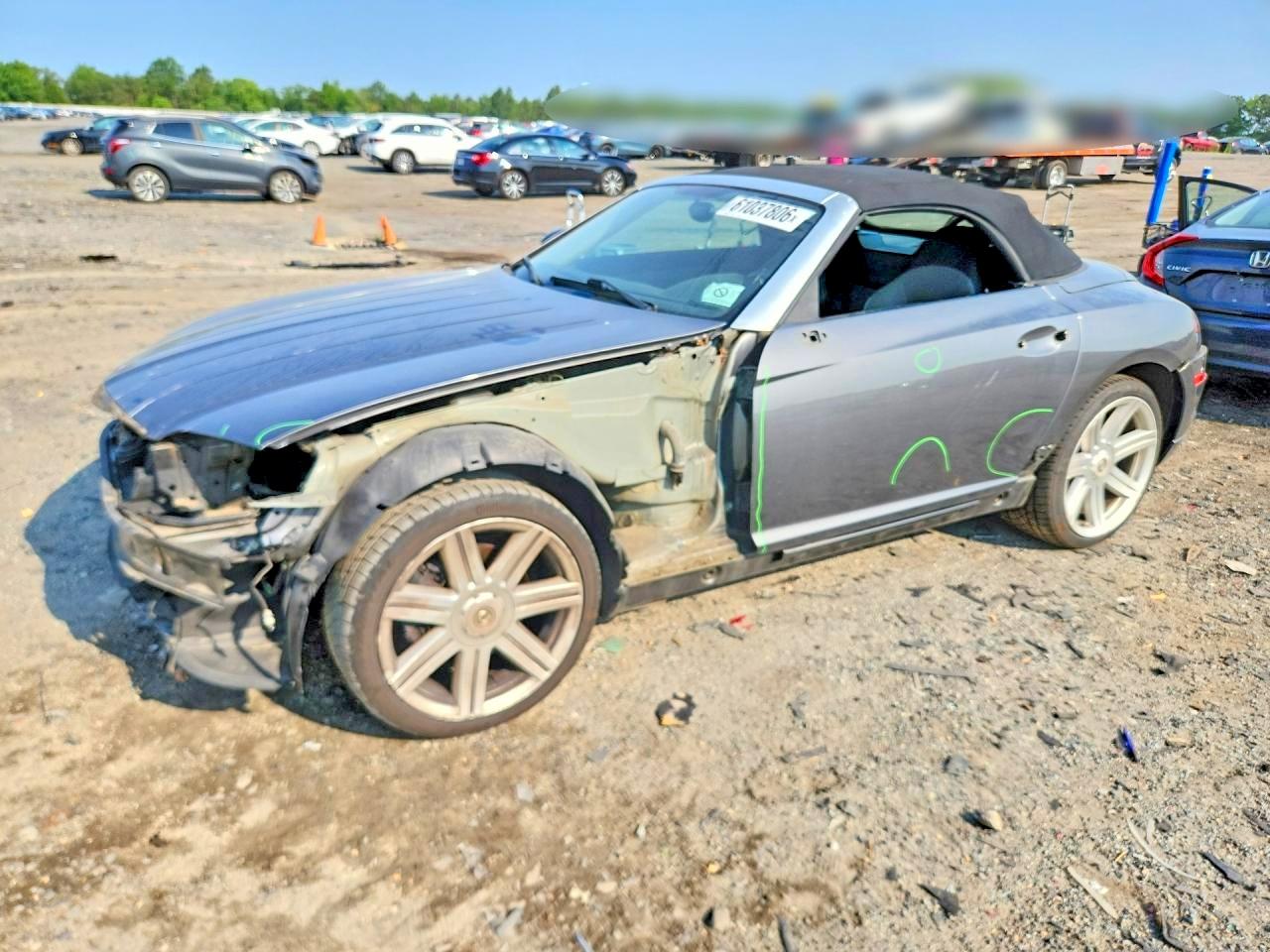 2005 Chrysler Crossfire Limited, VIN 1C3AN65L75X056287 — Front end