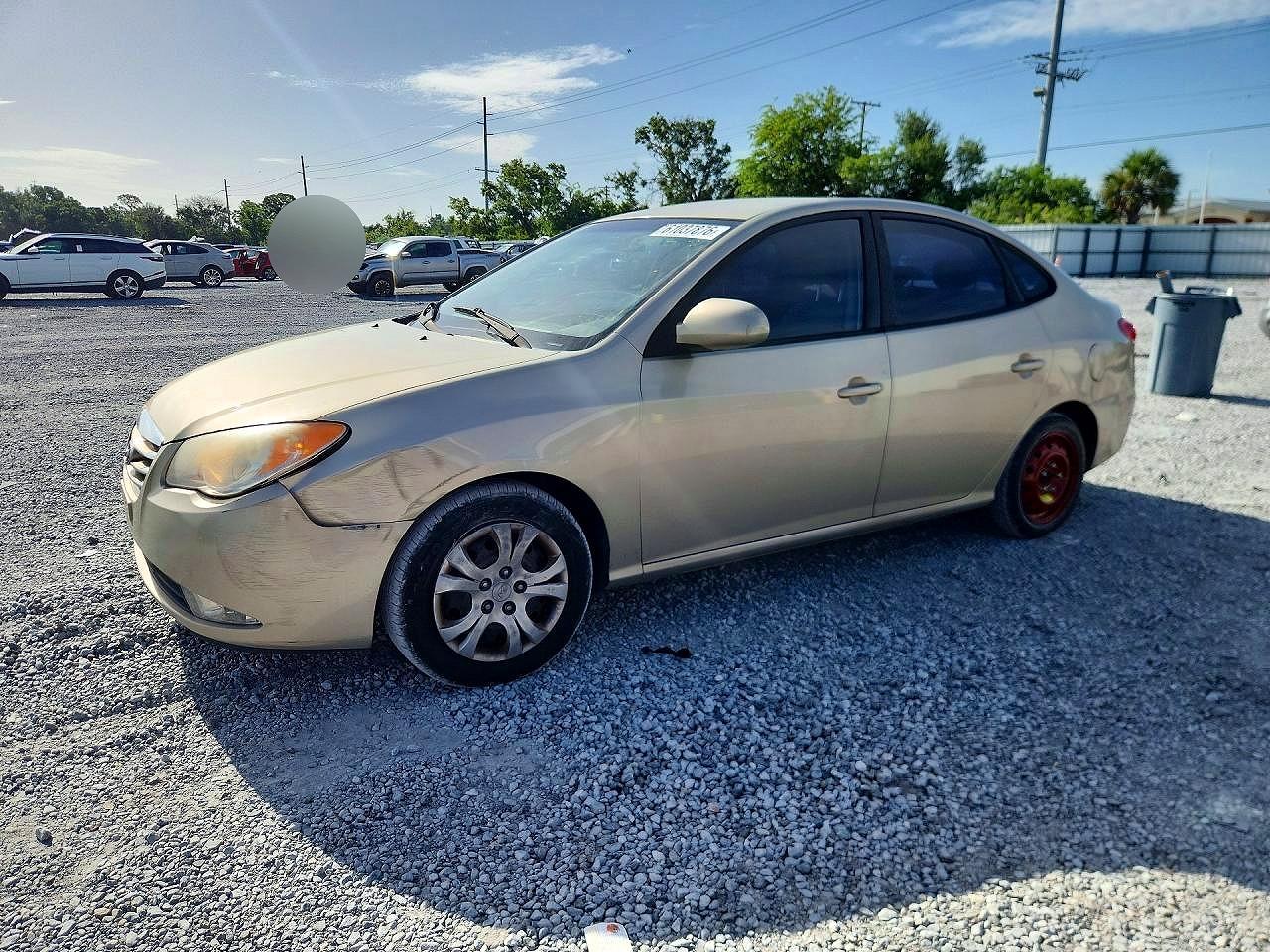 2010 Hyundai Elantra GLS, VIN KMHDU4AD3AU101554 — Front end