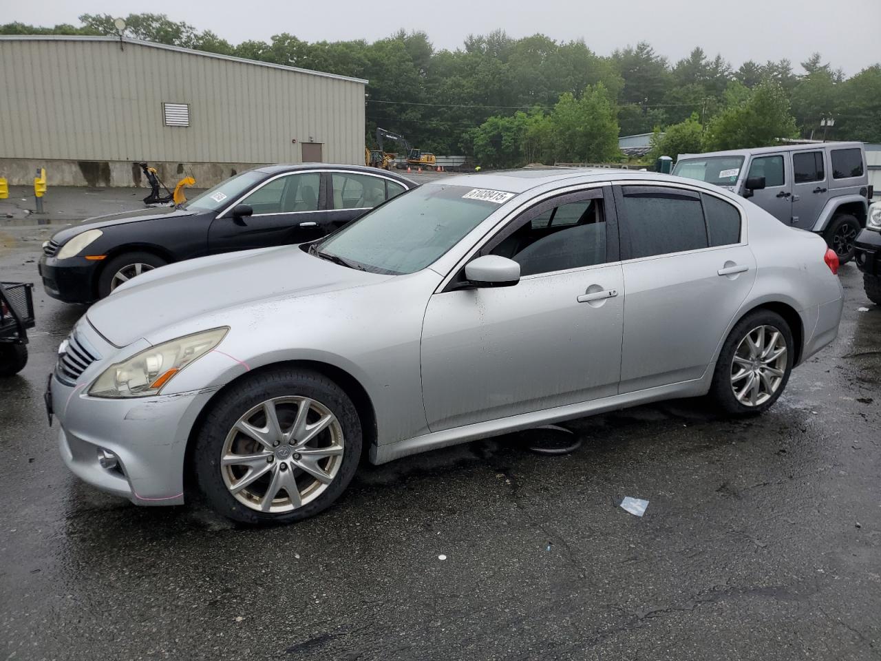 2013 Infiniti G37 x, VIN JN1CV6AR9DM758189 — Undercarriage