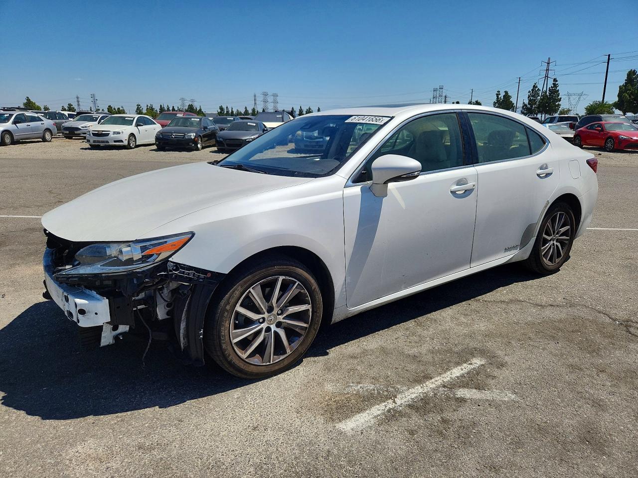 2016 Lexus ES 300h, VIN JTHBW1GGXG2101169 — Side