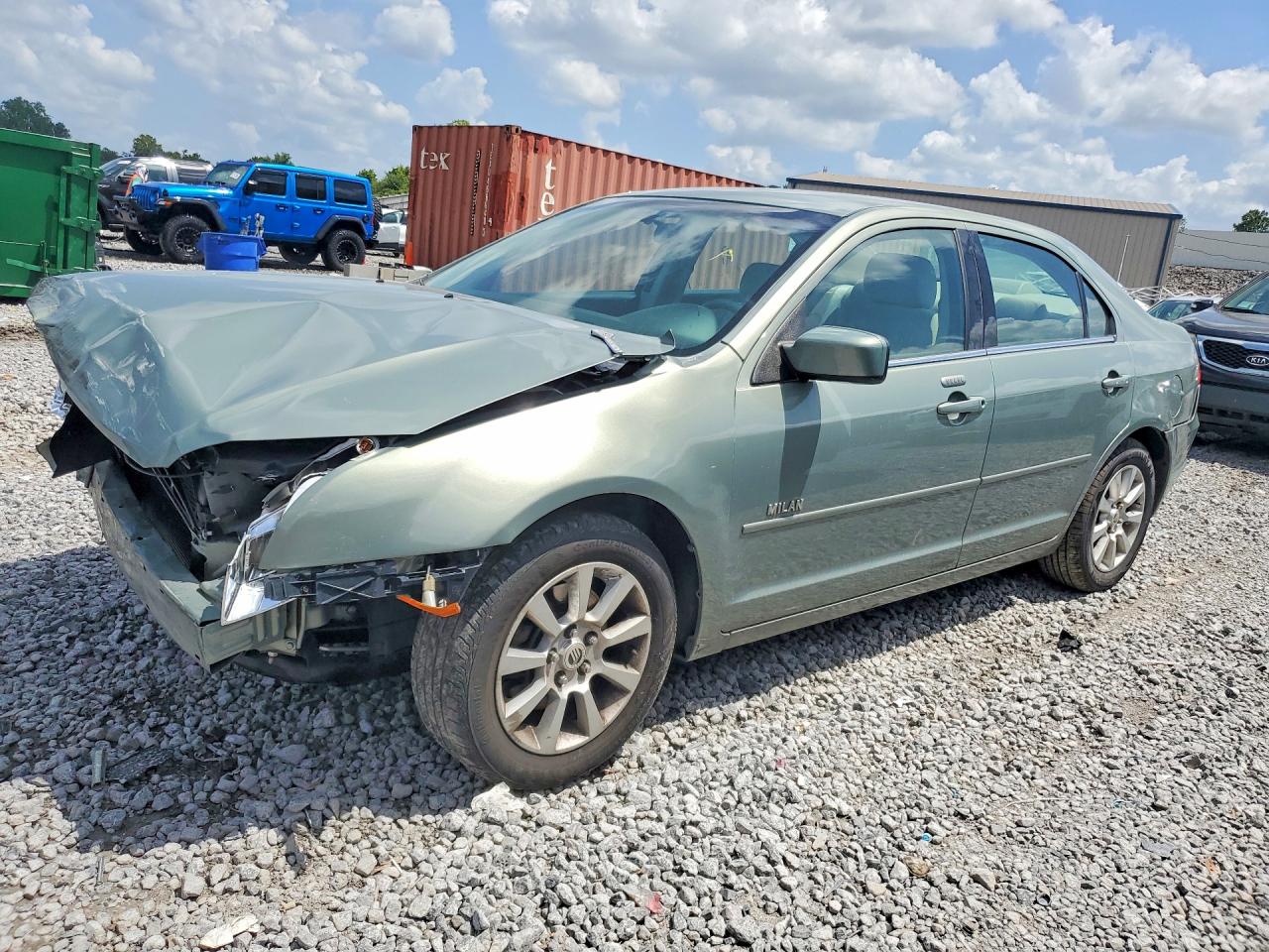 2008 Mercury Milan, VIN 3MEHM07Z98R618973 — Front end