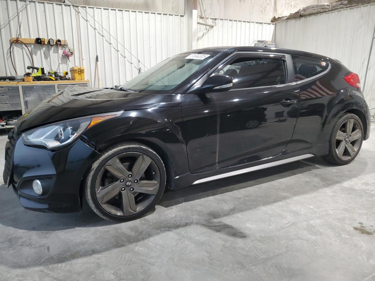 2015 Hyundai Veloster Turbo, VIN KMHTC6AE9FU233079 — Front end