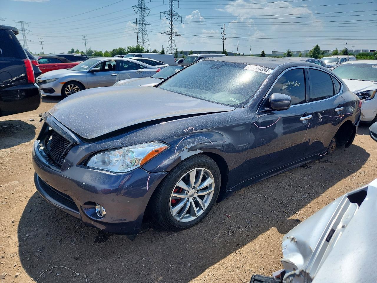 2011 Infiniti M, VIN JN1BY1AP7BM321227 — Front end