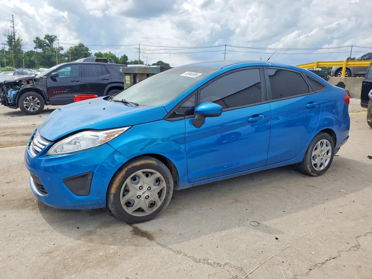 2012 Ford Fiesta SE, VIN 3FADP4BJ1CM125591 — Front end