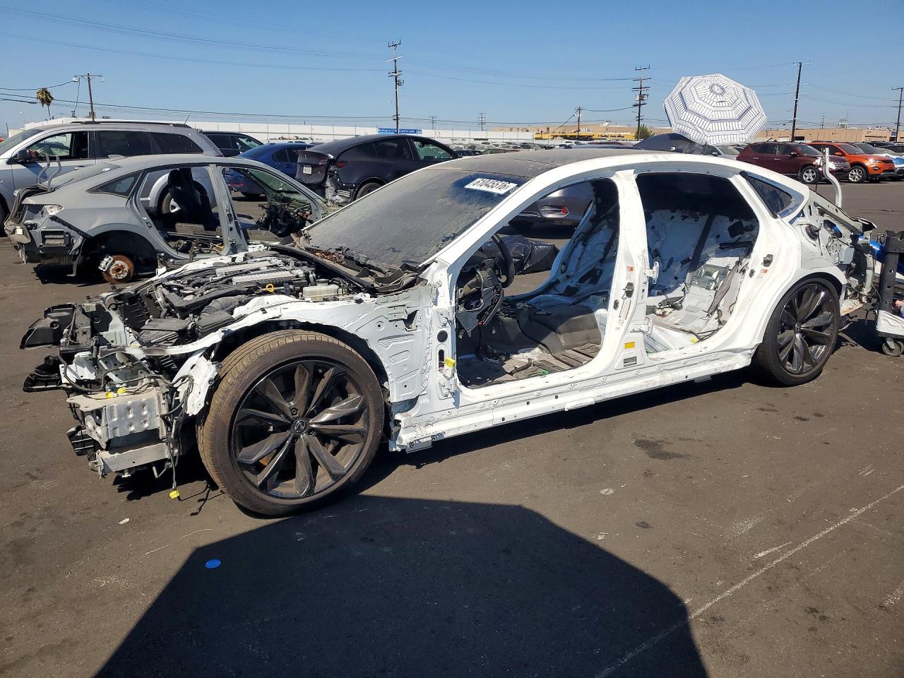 2024 Lexus LS 500 F Sport, VIN JTHF51FF4R5019503 — Stripped